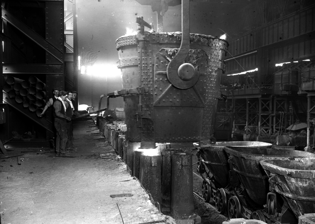 #14. Iron and steel industries, semiskilled operatives